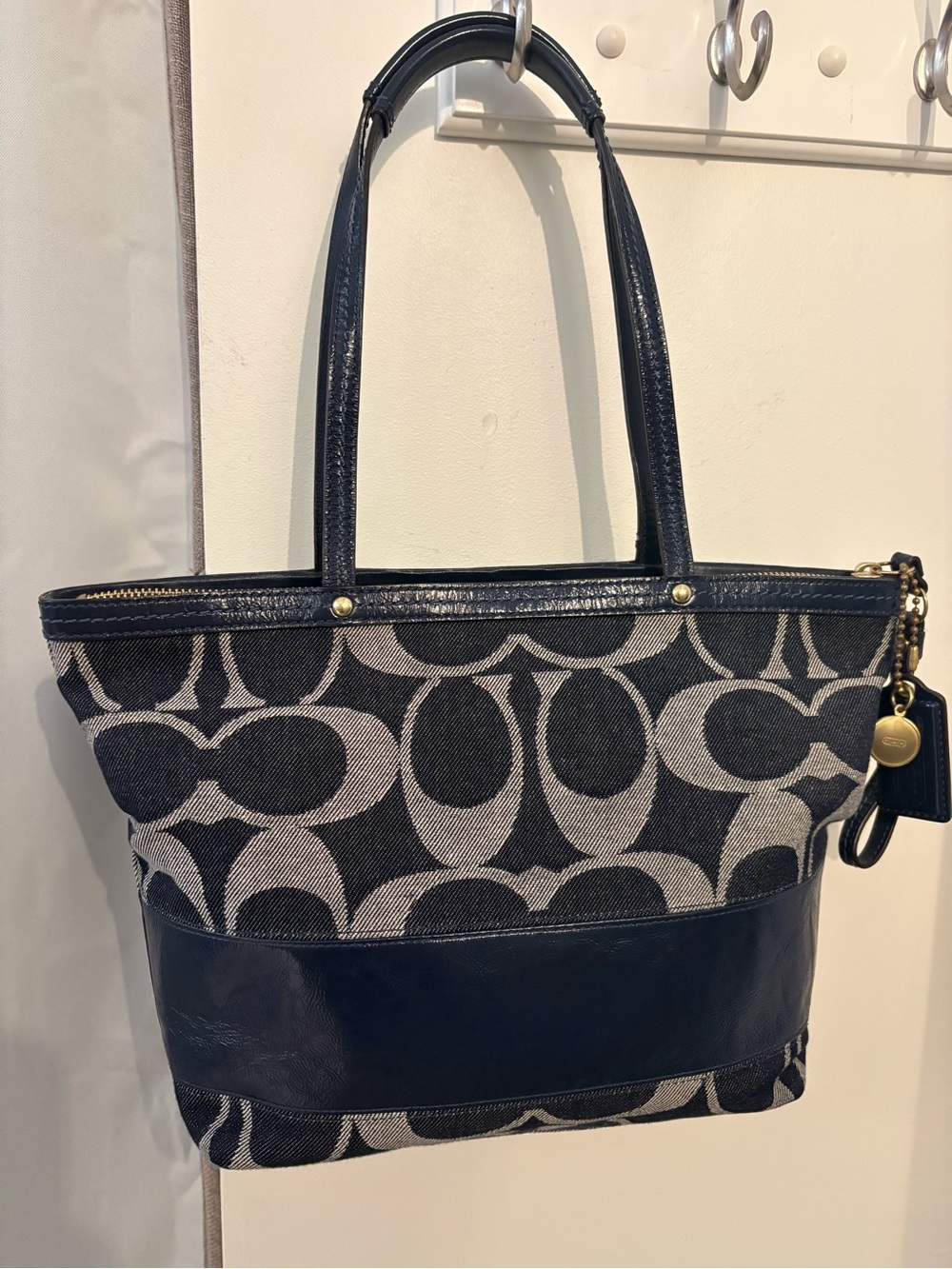 Coach Denim Tote 12546